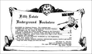 Fifth Estate Underground Bookstore, Issue 26, March 15-31, 1967