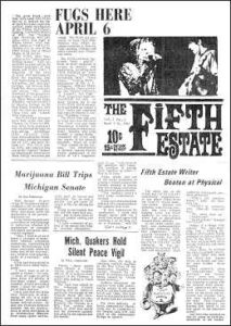 Cover image, Issue 27, April 1-15, 1967, page one stories